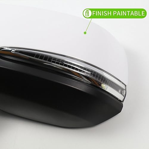 Liizoo Side Mirror for RAV4 2023 2022 Car Door Mirror Fits for Toyota RAV4 2019 2020 2021 Left Driver Side | Power | Heated |Turning Signal |BSM |replace partslink TO1320384,TO1320388| WHITE (LH) - Image 5