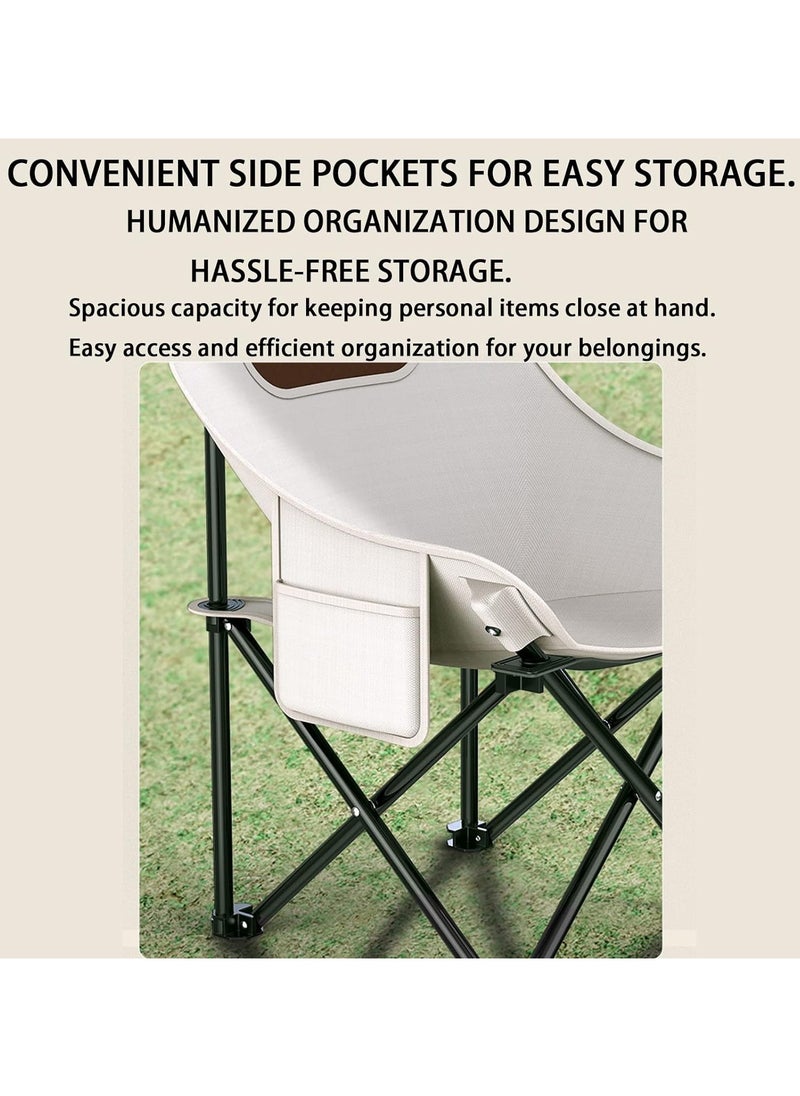 General Ultralight Folding Camping Moon Chair - Durable 600D Oxford Fabric  - Image 5