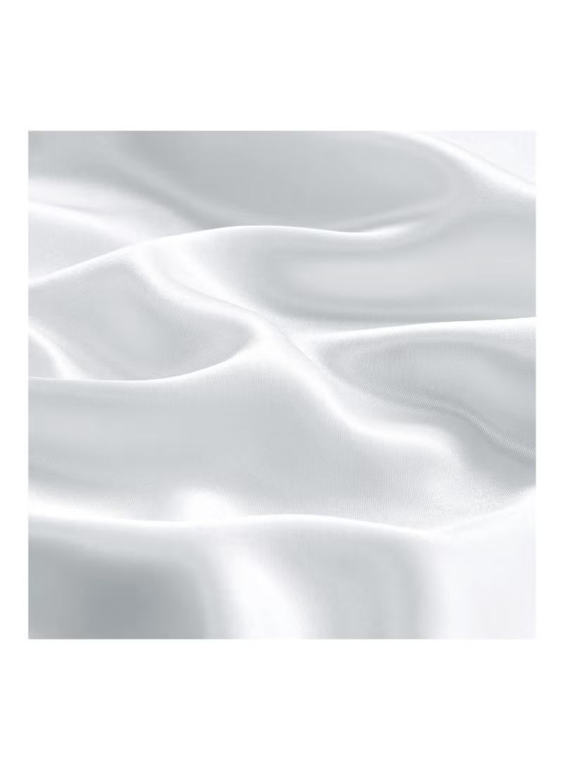 Ucanbe Silky Satin Pillowcase Set of 2 – White Queen Size 20x29 Inches (51x76 cm), Smooth Double-Sided Silk Pillow Covers with Envelope Closure, Gentle on Hair & Skin, Luxury Softness - Image 3