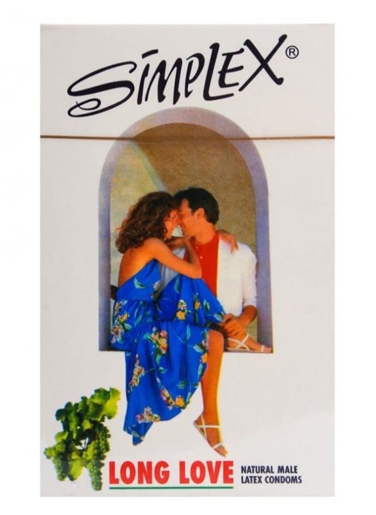 Simplex SIMPLEX Long Love Condoms - 3PCS. 