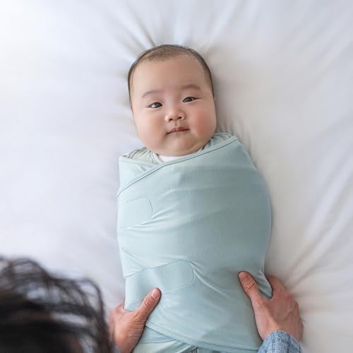 HALO Sleepsack Supersoft Swaddle Cozy Bamboo Viscose 3Way Adjustable Swaddle 2 Way Zipper 2 TOG 03 Months Newborn Pack of 1 Calm Sage - Image 3