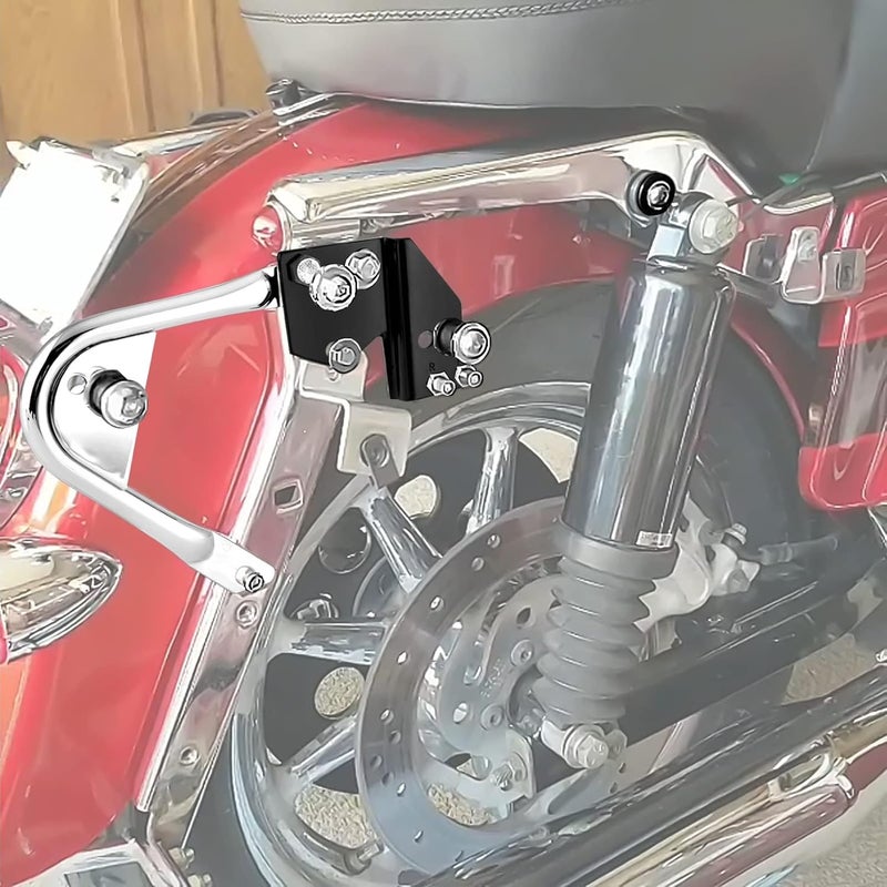 WeiSen Front & Rear Docking Hardware Kit for Harley Touring Models 1997-2008 - Image 5