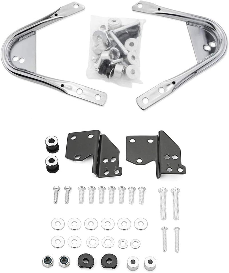 WeiSen Front & Rear Docking Hardware Kit for Harley Touring Models 1997-2008 - Image 1