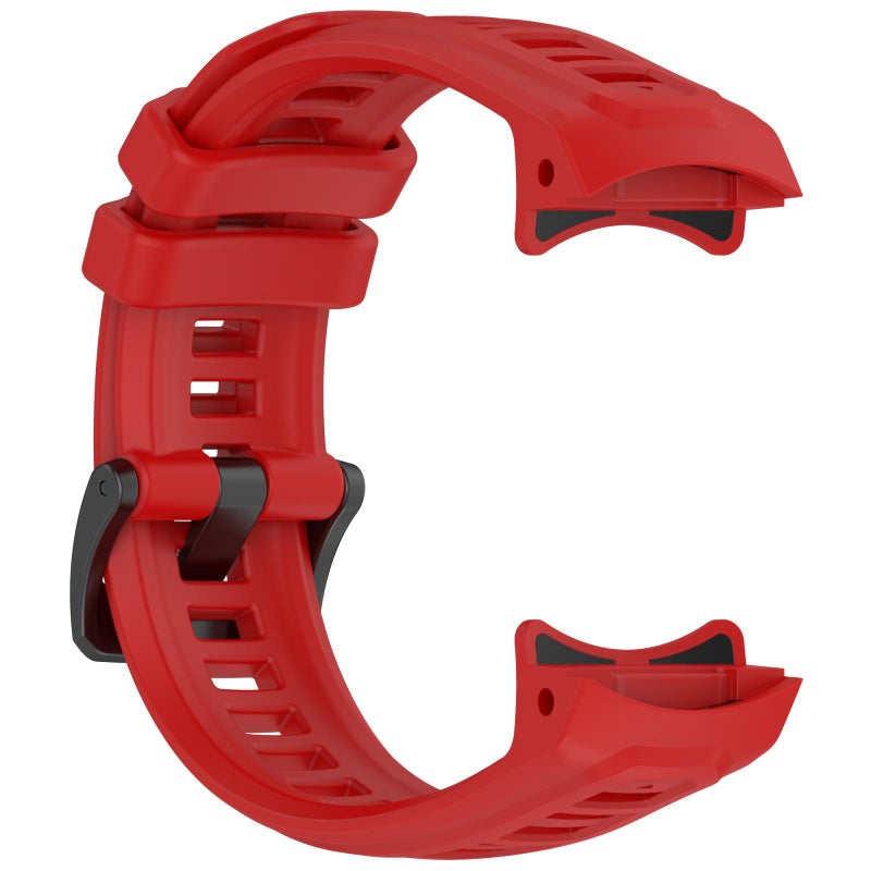 S-TOP For Garmin Instinct E 45mm Breathable Silicone Watch Band Wristband(Red) - Image 3