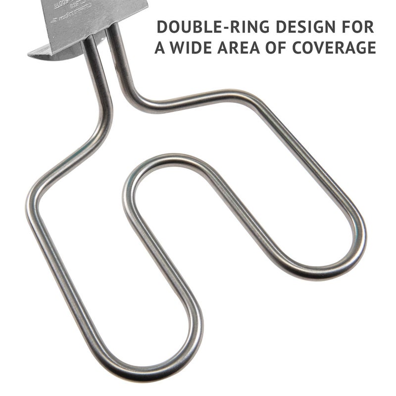 Ivation Premium 500W Electric Charcoal Starter – Quickly & Easily Ignite BBQ Grills Without Lighter Fluid or Matches – Double-Ring Design with Longer, Angled Handle Safely Heats in Just 6 Minutes - Image 5