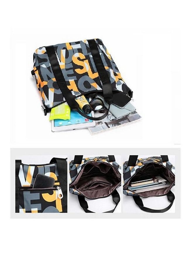 Generic - Nylon Tote Bag With Letter Large Capacity For Shoulder Bag Handbag Crossbody Travel Bag Travel Duffel Bag - Image 1