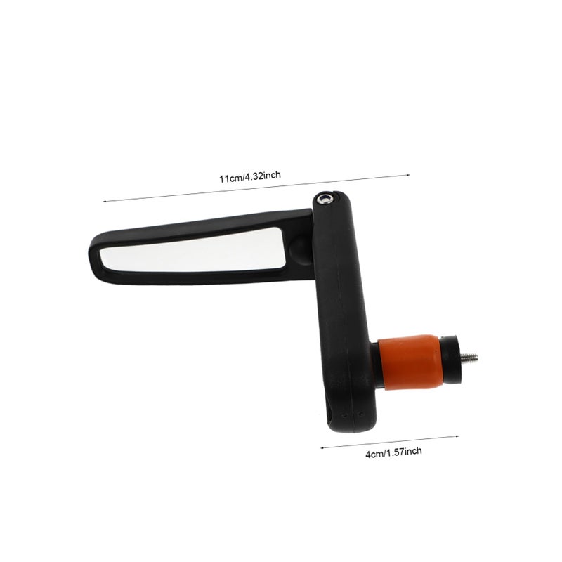 Black Bicycle Rearview Mirror Handlebar Mounted for Mountain Road and Leisure Bikes Durable Scratch Resistant Easy to Install - Image 3
