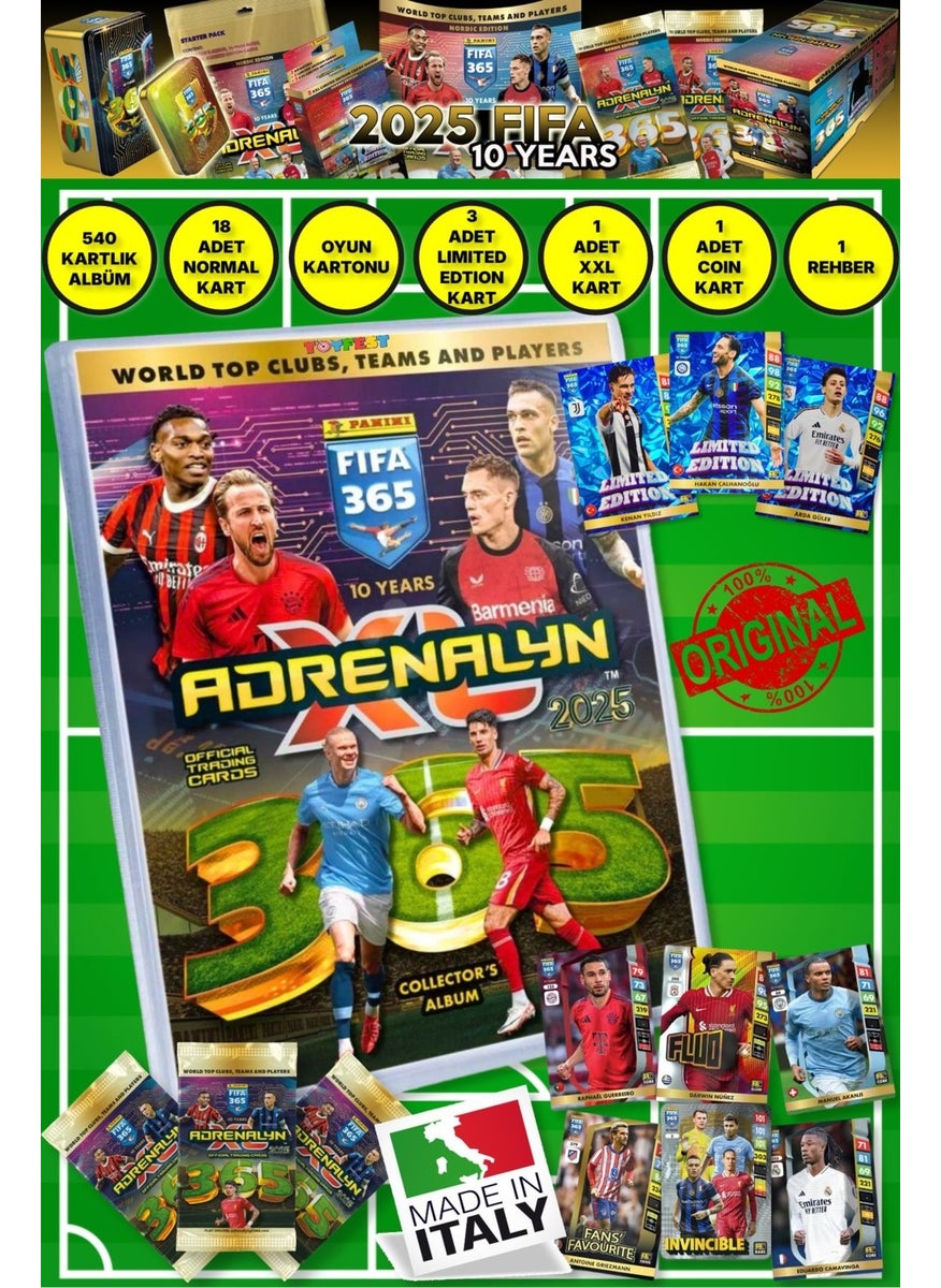 Panini Adrenalyn Fifa 365 - 2025 Tcg Mega Starter Pack Football Cards Magazine Album - pzsku/Z74DFD32327017EFAA3F4Z/45/_/1737455016/28ac51fe-839b-476a-a520-c9bed675d33d