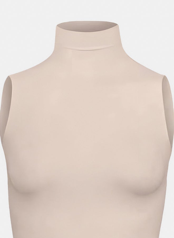 Silvy Lycra Diana Sleeveless High Neck Top For Women - Image 3