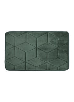 Status Contract Anti Slip Mat for Bathroom Floor | Memory Foam Bathroom Mats | Bathroom Mat Water Absorbing | Bathroom Anti Skid Mats for Bathing Area & Shower, Green, 38 X 58 Cm  - Image 2