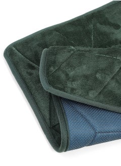 Status Contract Anti Slip Mat for Bathroom Floor | Memory Foam Bathroom Mats | Bathroom Mat Water Absorbing | Bathroom Anti Skid Mats for Bathing Area & Shower, Green, 38 X 58 Cm  - Image 4