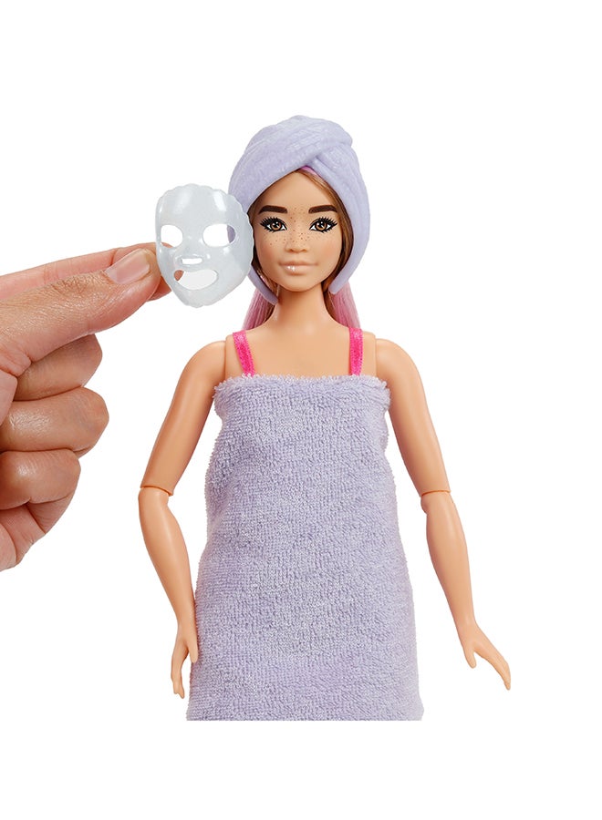 Barbie Party Unboxed Doll & Accessories, Glam Party Series With 10 Surprises Including Color-Change, Pink Sparkle Doll - Image 4