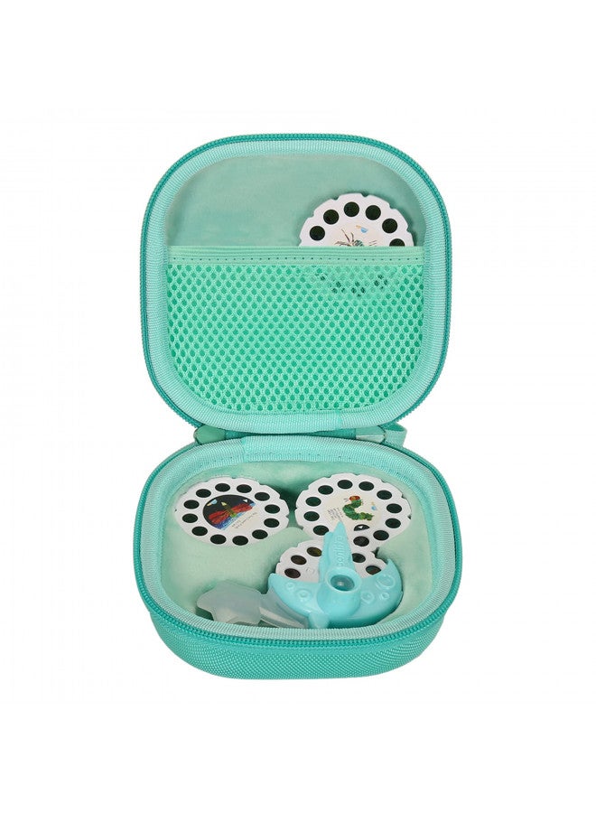 Aenllosi Aenllosi Hard Carrying Case Replacement for Moonlite Mini Projector Gift Pack fits Upto 20 Storybook Reels,Storybook Projector Organizer(Only Case,Mint) - Image 1