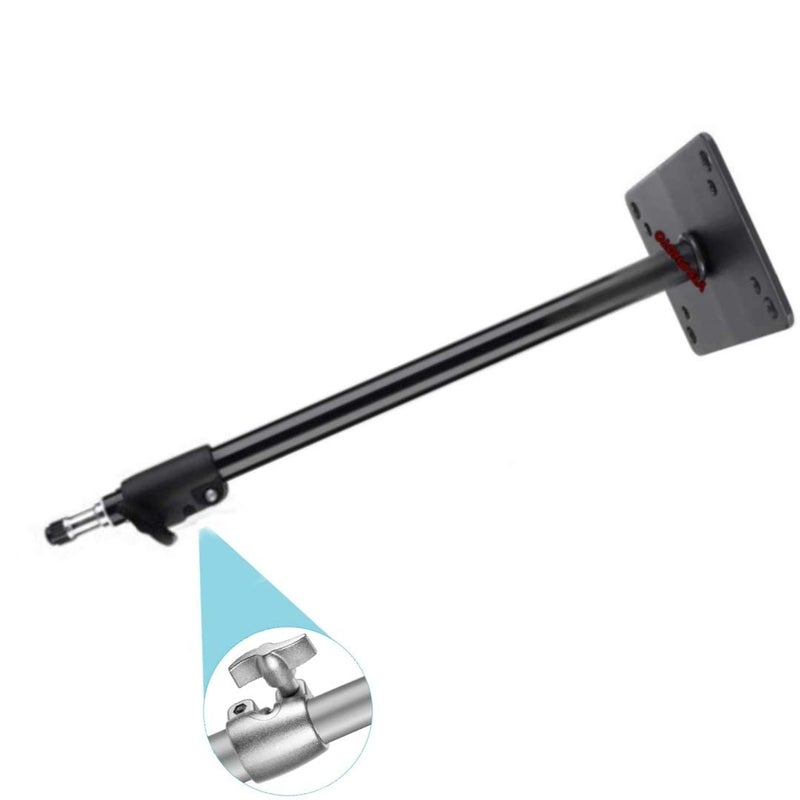 MVPRO Video/Still Photography Studio Wall Ceiling Mount Arm Stand Boom Overhead with 1/4" Thread for Camera Photo Studio Video Strobe Light, Flash, Ring Light - Image 5