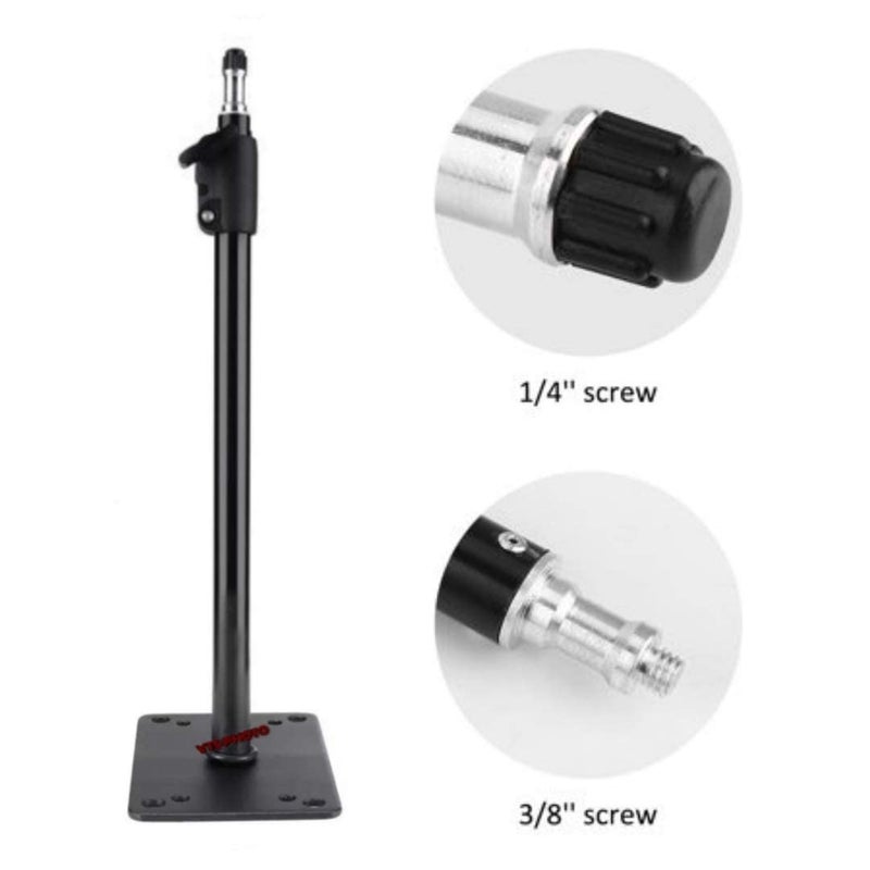 MVPRO Video/Still Photography Studio Wall Ceiling Mount Arm Stand Boom Overhead with 1/4" Thread for Camera Photo Studio Video Strobe Light, Flash, Ring Light - Image 4