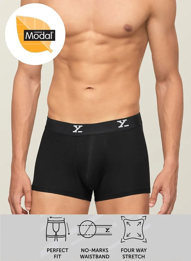 اكس واي اكس اكس Modal Stretch Trunk with Branded Elastic by Styli