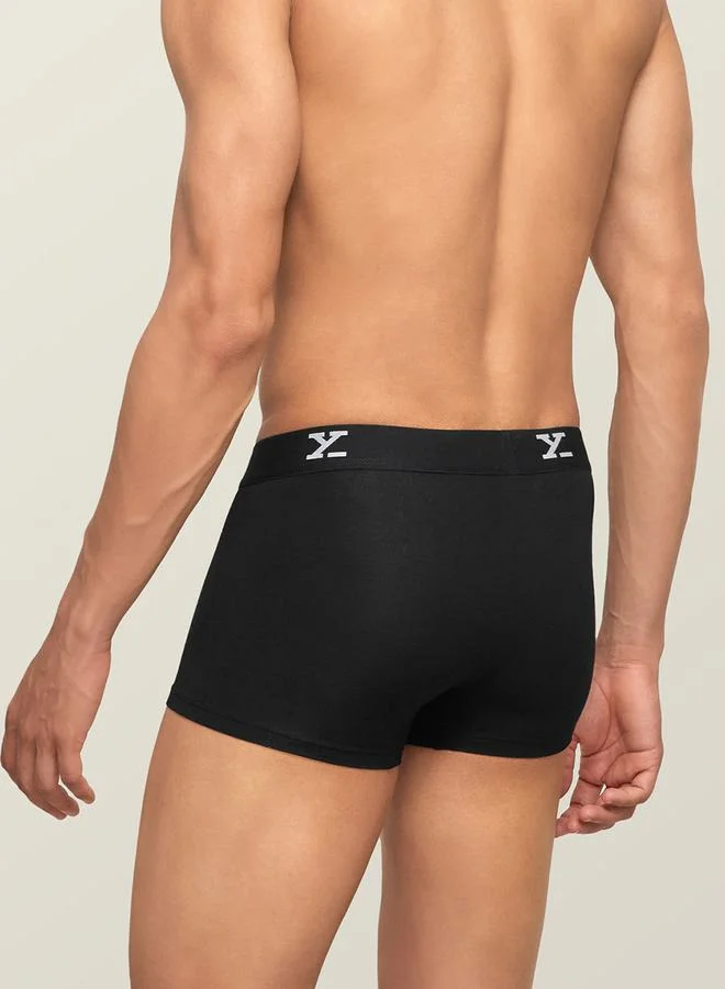 اكس واي اكس اكس Modal Stretch Trunk with Branded Elastic by Styli