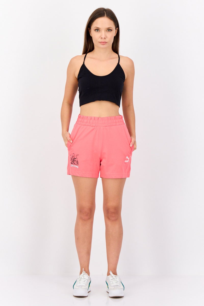 PUMA Women Sportswear Fit Outdoor Shorts, Pink - Image 2