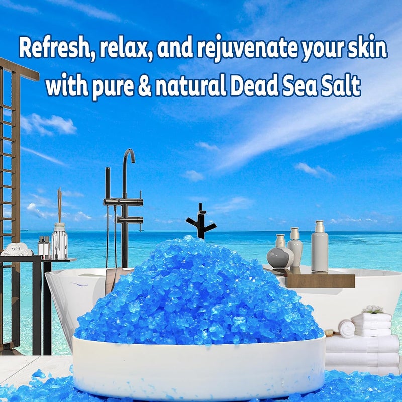 ECOLYTE+ La Parisienne Pure & Natural Dead Sea Salt - Ocean Breeze Scent for Hand, Foot, and Body Care (2 kg) - Image 4