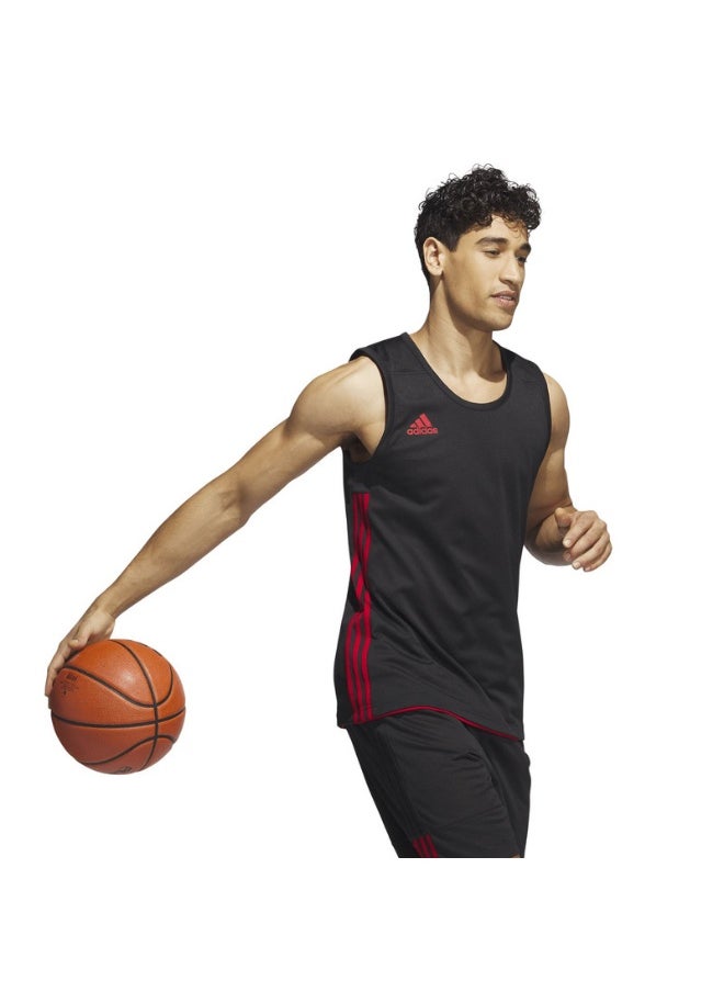 Adidas adidas 3G Spee Rev Jrs Black Basketball Jerseys 2XS  - Image 5