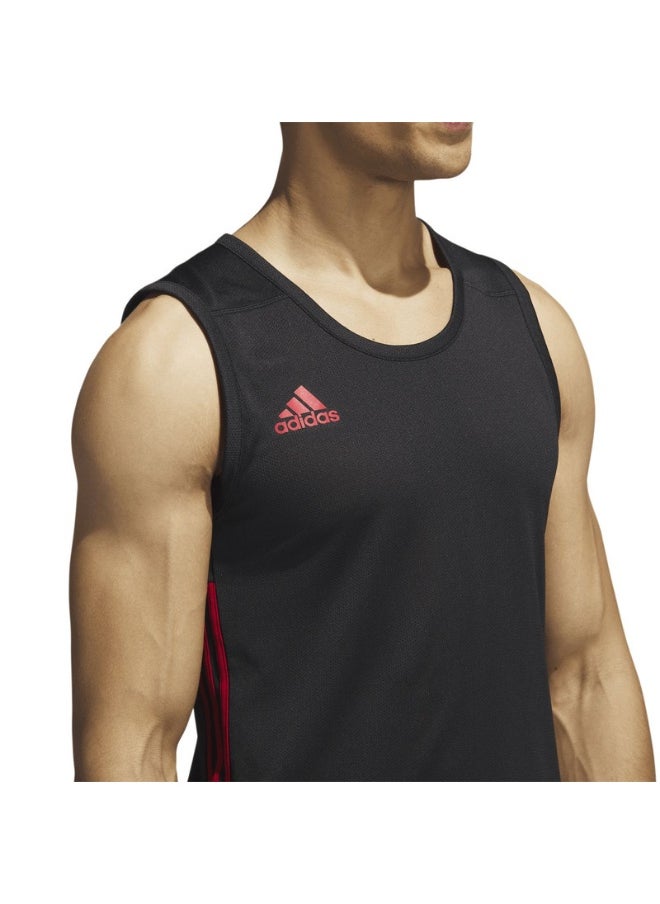 Adidas adidas 3G Spee Rev Jrs Black Basketball Jerseys 2XS  - Image 3