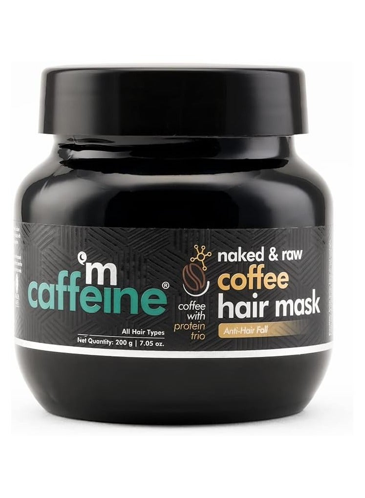 MCaffeine mcaffeine Anti Hair Fall Hair Mask For Dry & Frizzy Hair, For Curly Hair & Straight Hair, With Coffee, Proteins & Pro Vitamin B5, Sls & Paraben Free - 200 Gram  - Image 1