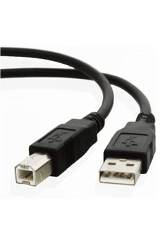 Generic Printer Cable 1.5M High Speed USB 2.0 A Male to B Male Cord for Printers, Scanners, and More For HP, Canon, Dell, Epson, Lexmark, Xerox, Samsung and More 