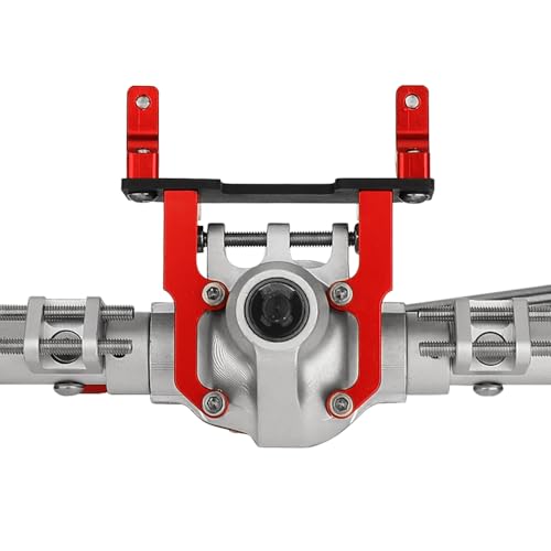 Pothyes CNC Anodized Complete Front Rear Portal Axle for 110 RC Crawler Car Axial SCX10 II Deadbolt 90046 90047 SCX10 90028 90027 Metal Upgrade Parts Silverred1 - Image 5