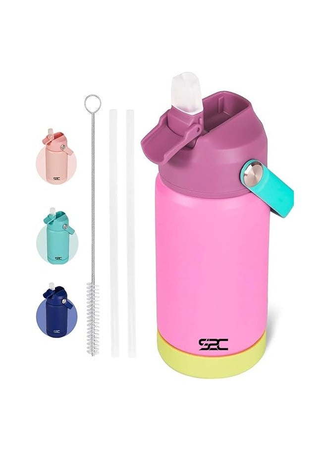 S2C S2C 550ml Leakproof Stainless Steel Water Bottle for Kids With Straw & Handle|Toddler water bottle|Kids Water Bottle For School Boys Girls|Easy to Carry|BPA Free,Baby water bottle  - Image 1