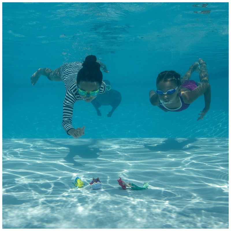 SwimWays Little Mermaid Disney Dive Characters Kids Pool Toy- Princess Ariel, Flounder, and Sebastian, Bath Toys and Pool Party Supplies - Image 3