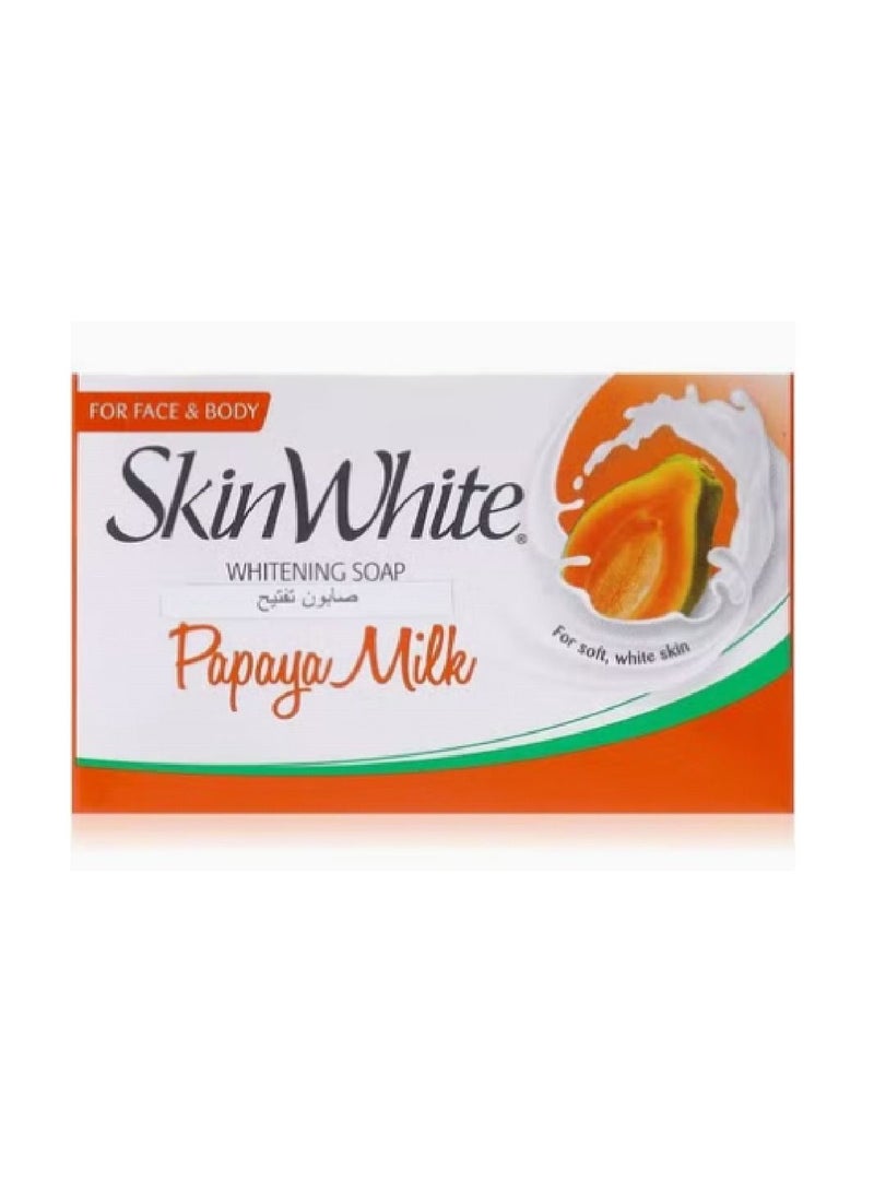 skin white صابون تبييض الحليب بالبابايا SkinWhite 90غ - Image 1