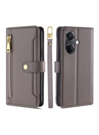 Case Cover For For OnePlus Nord CE3 5G Lite Sheep Texture Cross-body Zipper Wallet Leather Phone Case(Grey) - pzsku/Z74E09EE6C54D9792F3D3Z/45/_/1709821236/9ee3dc94-cadb-438c-a741-d0280e89665f