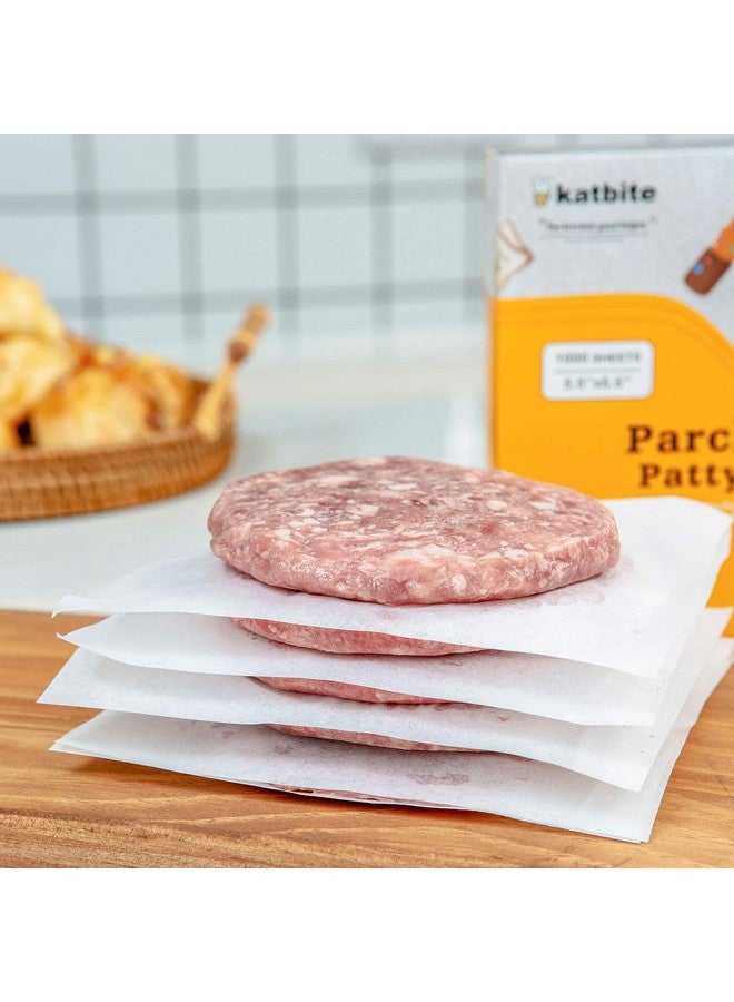 Katbite Hamburger Patty Paper 1000Pcs, 5.5"x5.5" Non Stick Parchment Paper Squares Sheets for Patty Seperate, Burger Press, Ground Beef, Freezing or Candy Wrappers, Use for Oven, Microwave or Freezer - Image 4