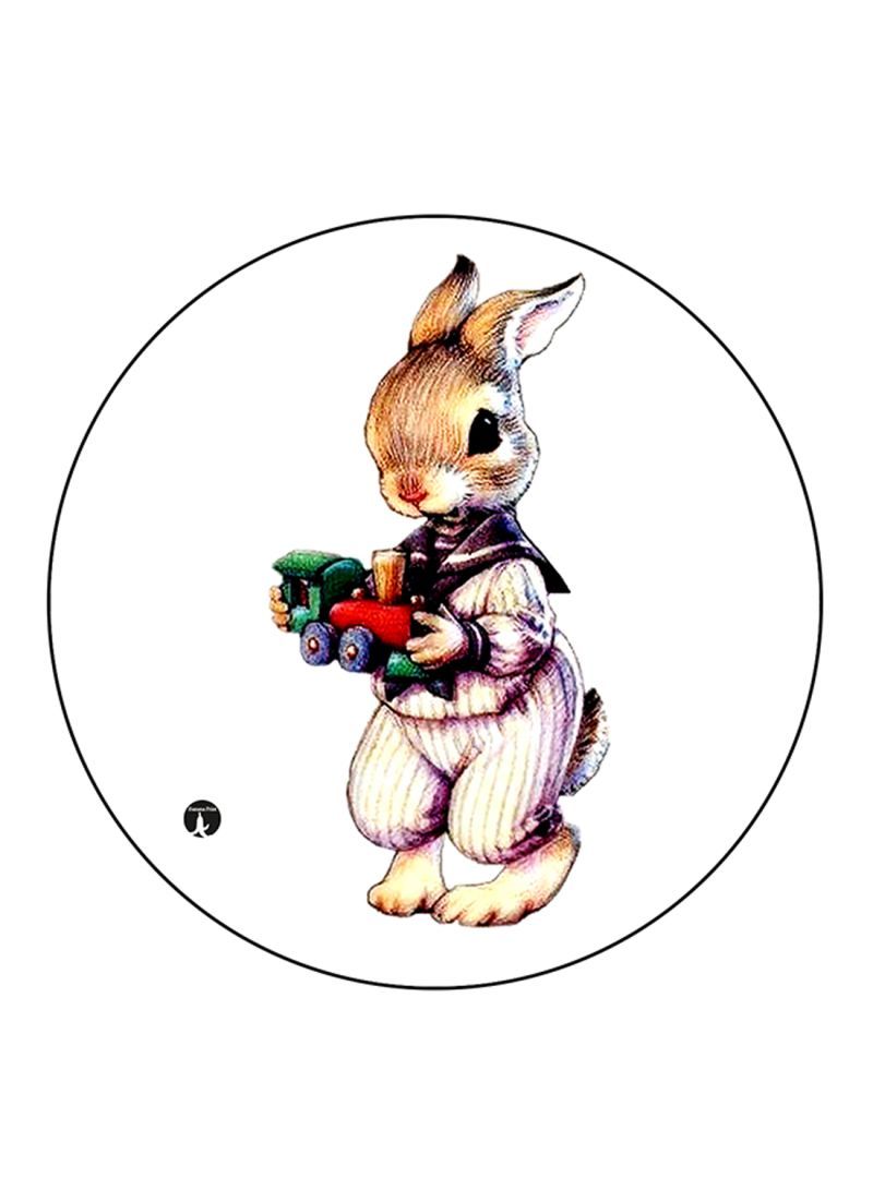 RKN Rabbit Printed Mouse Pad Multicolour