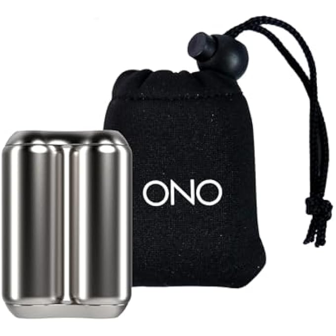 ONO Roller Stainless Steel Mini - The Original Handheld Fidget Toy for Adults | Relieve Stress, Anxiety, Tension | Promotes Focus, Clarity | Compact Portable Design | Stainless Steel for Added Weight - Image 1