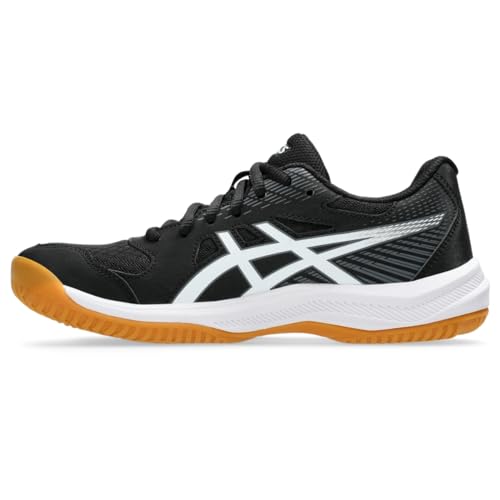 asics أحذية الكرة الطائرة النسائية ASICS Upcourt 6، 8، أسود/أبيض - Image 4