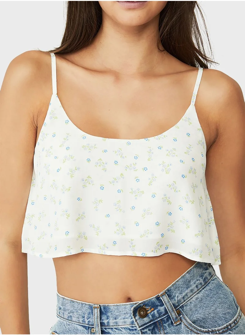 Cotton On Scoop Neck Strappy Cami Top