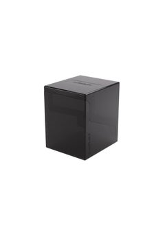 Gamegenic Bastion 100+ XL Deck Box - Compact, Secure, and Perfectly Organized for Your Trading Cards! Safely Protects 100+ Double-Sleeved Cards, Black Color, Made