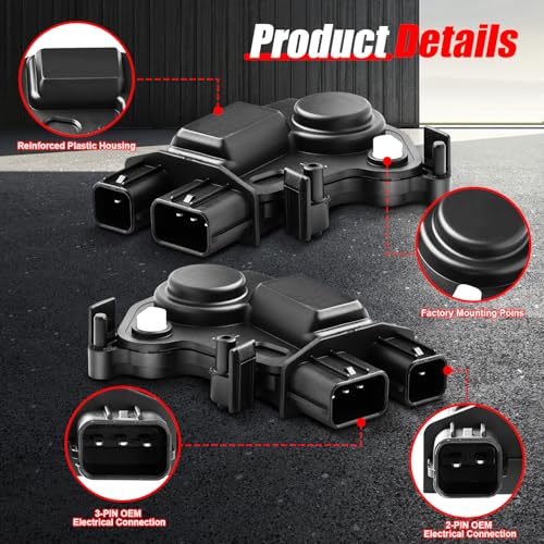 FAERSI 2Pcs Door Lock Actuator Motor Front Left and Right Compatible with 2003 2004 2005 Honda Accord Civic CR-V Element Odyssey Pilot, 2002-2006 Acura RSX Replaces 72155-S5P-A11,72115-S6A-J01,746301,746302 - Image 3