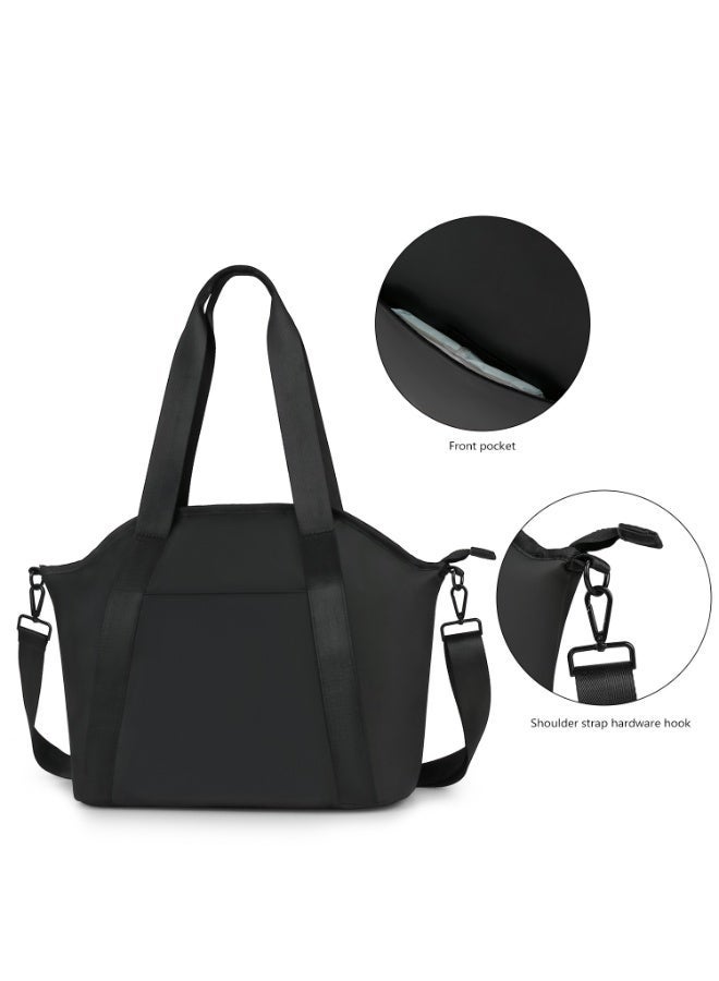 PU leather one-shoulder portable mommy bag baby travel supplies storage bottle insulation waterproof mother storage bag - Image 3