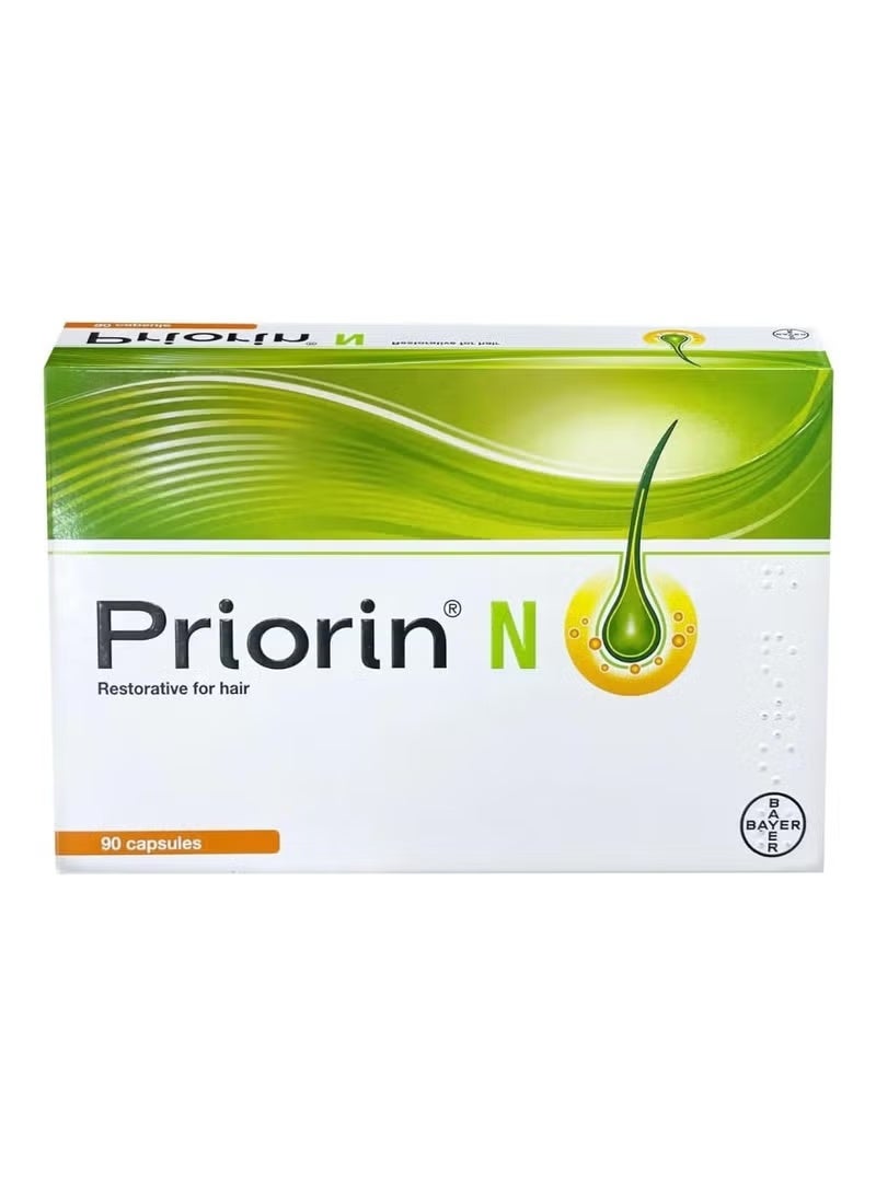 باير بريورين ان كبسول لإطالة الشعر 90 كبسولة