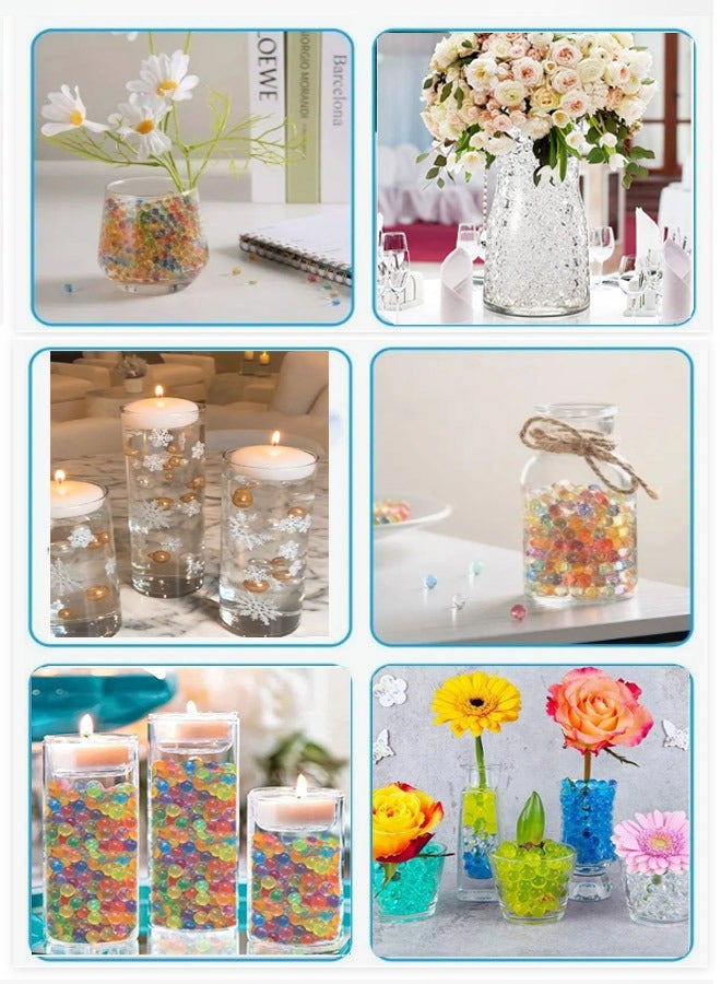 HY Toys 60,000 Water Gel Beads, Non-Toxic Orbeez Water Pearls for Vase Filler, Wedding Centerpieces, Floating Candles, Planting, Floral Décor & Family Party Decorations - Image 5