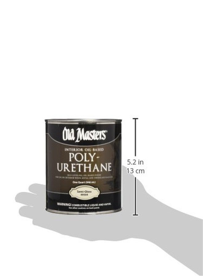 Old Masters, 1 Quart 12223 Polyurethane Oil-Based Finish Semi-Gloss, Clear - Image 4