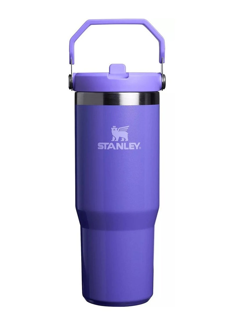 Stanley 30oz IceFlow Flip Straw Water Bottle –  Edition with Leak-Resistant Snap Lid, 48-Hour Ice Retention, Vacuum Insulated Stainless Steel Build, and Dishwasher Safe Design – Perfect for Travel, Workouts, and Everyday Hydration - Image 1