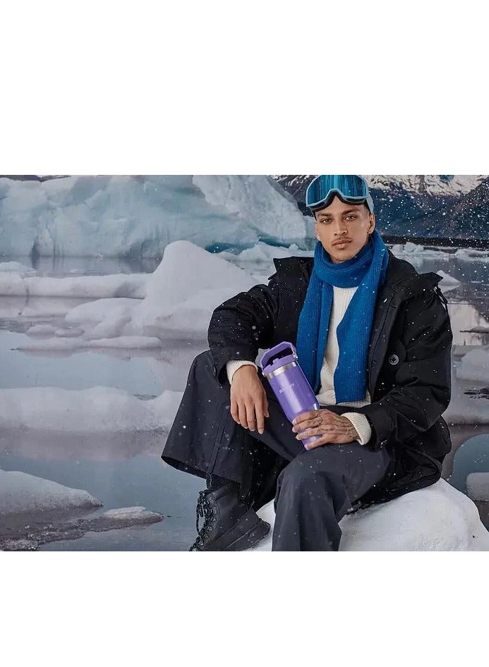 Stanley 30oz IceFlow Flip Straw Water Bottle –  Edition with Leak-Resistant Snap Lid, 48-Hour Ice Retention, Vacuum Insulated Stainless Steel Build, and Dishwasher Safe Design – Perfect for Travel, Workouts, and Everyday Hydration - Image 5