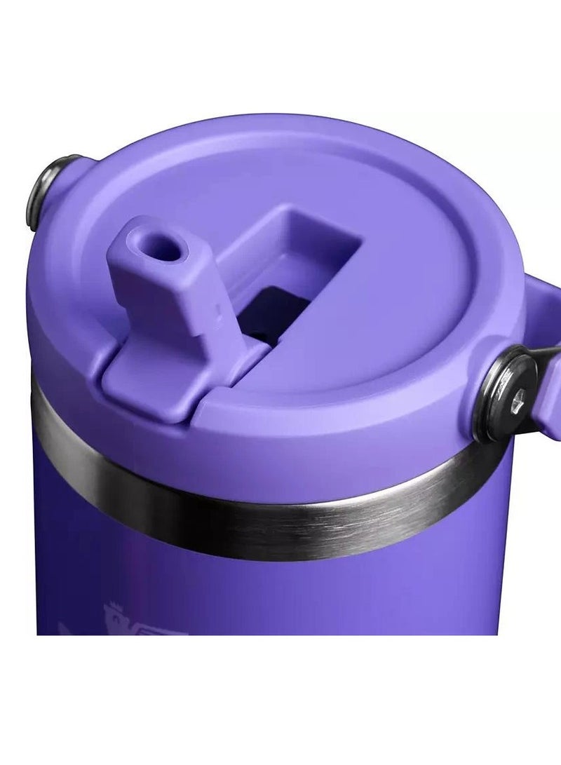 Stanley 30oz IceFlow Flip Straw Water Bottle –  Edition with Leak-Resistant Snap Lid, 48-Hour Ice Retention, Vacuum Insulated Stainless Steel Build, and Dishwasher Safe Design – Perfect for Travel, Workouts, and Everyday Hydration - Image 3