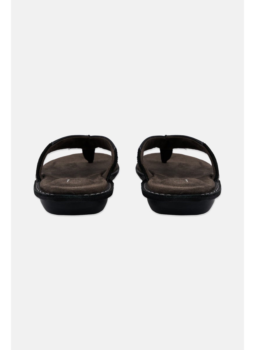 Collection By Clarks - Men Ellison Easy Slip On Slippers, Black - Image 1