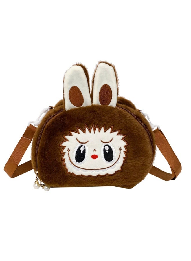 Cute Labubu Crossbody Bag, Cartoon Backpack, Coin Purse, Children's Plush Bag