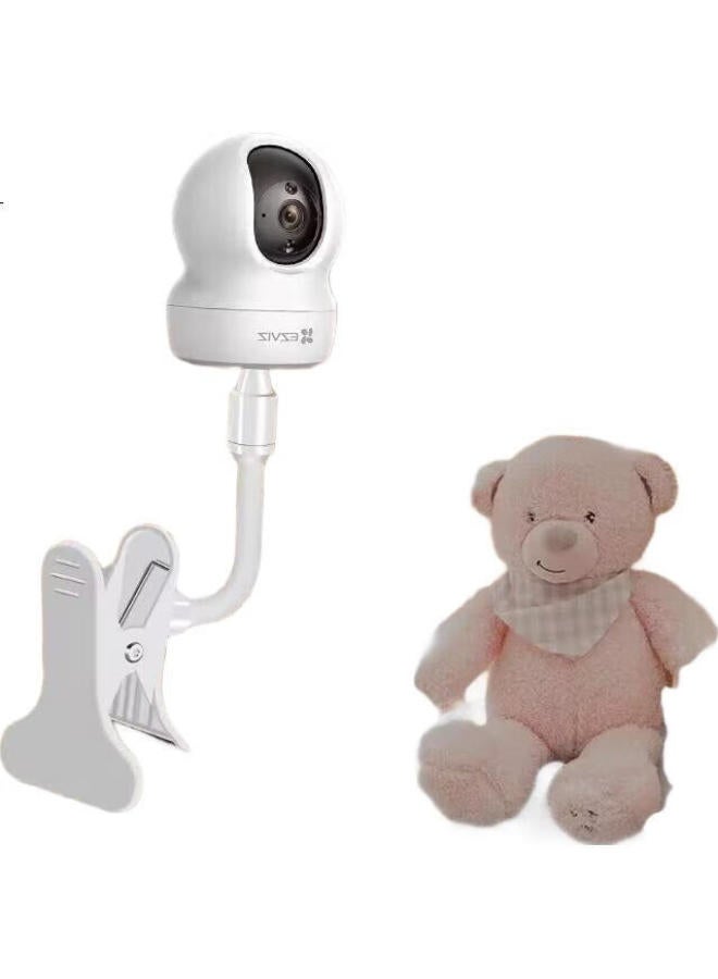 Win Potential Yingqian Universal Clamp Mount For Xiaomi Camera, No Drilling Required, Compatible With 2/3/3 Pro, Cloud Platform/C300/C500/C700/720P Monitor, Suitable For Cabinet, Baby Crib Side Mounting, Hanging - Image 2
