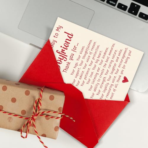 ATTLVV Happy Birthday Card Gifts for Boyfriend,Funny Birthday Card for Boyfriend,Romantic Birthday Gifts for BF,Happy Bday Card - Image 5